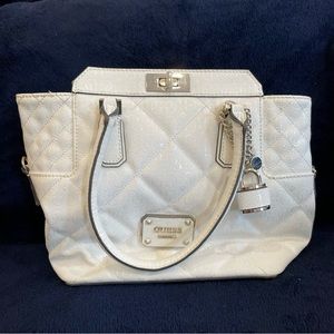 White Guess satchel bag